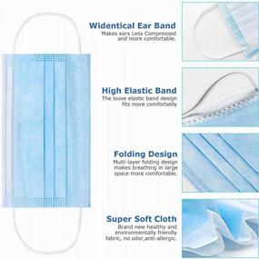 img 1 attached to USA-Made DR.MOXA 1000 Pack 3 Ply Disposable Medical Face Masks For Protection - 10 Boxes (100Pcs/Box)