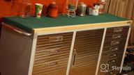 img 1 attached to Seville Classics UltraHD 12-Drawer Lockable Rolling Cabinet Workbench, 72" X 20" X 37.5", Granite Gray review by John Mceachern