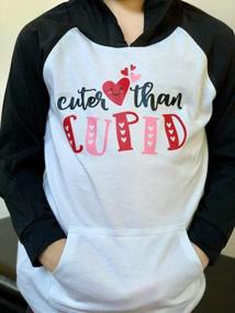 img 2 attached to В комплекте с Cuter Cupid Valentines Raglan