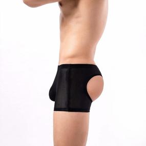 img 1 attached to Men'S Underwear Sexy Mesh Breathable Boxer Briefs Low Rise Cool Boxers Pack Set