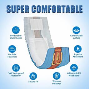 img 2 attached to Keep Your Male Pup Clean And Comfortable With Dono Disposable Dog Diapers - Super Absorbent And Leak-Proof!