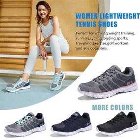 img 3 attached to STQ Running Breathable Comfortable Sneakers Women's Shoes : Athletic