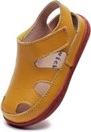 dadawen summer leather fisherman toddler boys' shoes : outdoor логотип