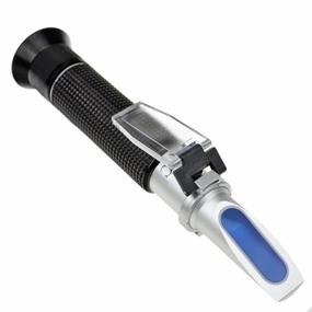 img 2 attached to 🌊 Advanced ATC Salinity Refractometer for Aquariums, Marine Monitoring, and Saltwater Testing. Dual Scale: 0-100ppt & 1.000-1.070 Specific Gravity