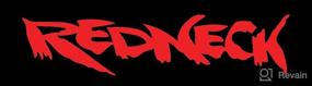 img 2 attached to 🚗 Chroma 8050 Redneck (Red) 6x20 Vinyl Decal - Eye-catching Redneck Design for Your Vehicle!