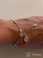 картинка 1 прикреплена к отзыву Миа Белла серебряный итальянский браслет на регулируемой застежке для девочек – ювелирные изделия и браслеты. от Mensur Long