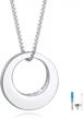 jinlou sterling silver circle of life urn necklace - forever cherish your loved ones with this elegant memorial pendant for women logo
