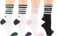 crazy and colorful women's novelty crew socks by mirmaru - printed with famous paintings for a funny and casual look logo