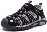 👧 gubarun closed toe girls' outdoor sandals in black - boys' shoes - sandals логотип