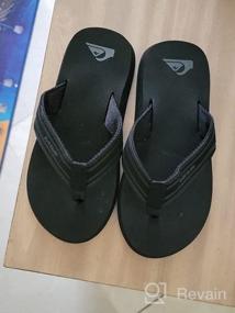 img 6 attached to Quiksilver Youth Monkey Wrench Flip Flop Sandal: Ideal Footwear for Little Kid/Big Kid Adventures