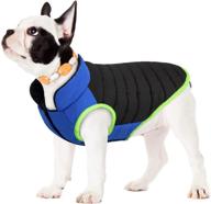 🐶 waterproof windproof dog winter coat with harness hole - ideal dog jacket for small and medium dogs in cold weather логотип