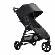 opulent black all-terrain baby jogger stroller, city mini gt2 logo