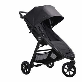 img 4 attached to Opulent Black All-Terrain Baby Jogger Stroller, City Mini GT2