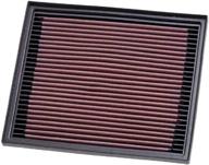 🔧 high performance, washable k&amp;n engine air filter for citroen/peugeot/land rover/vauxhall: compatible with c4, ds5, expert, 2008, 5008, discovery, range rover (1996-2019): 33-2119 логотип