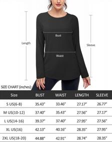 img 1 attached to BLEVONH Women Casual Sports Shirt Built In Bras UPF50+ Long Sleeve Tops S-2XL
