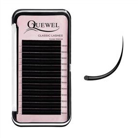 img 4 attached to Eyelash Extensions 0.15Mm C Curl 14Mm Supplies Matte Black Individual Eyelashes Salon Use0.03/0.05/0.07/0.10/0.15/0.20Mm C/D Single 8-18Mm Mix 8-15Mm/10-15Mm（0.15 C 14Mm）