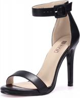 women's dressy stiletto heels with ankle strap - open toe high heels sandals for wedding, homecoming & parties - idifu logo