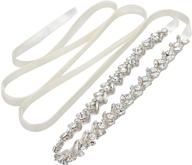 sweetv rhinestones wedding headband for bridesmaids & women's accessories - belt логотип