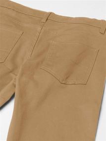 img 2 attached to Nautica School Uniform Front Khaki Boys' Clothing : Pants