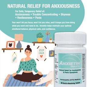 img 1 attached to HelloLife Anxietin Tablets - Help Maintain Optimal Emotional Balance, Physical Calm, And Confidence