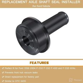 img 3 attached to 🔧 E-Cowlboy Axle Shaft Seal Installer for Ford F250 F350 F450 F550 (1998-2004) - Model 6695