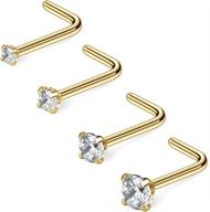 ruifan surgical zirconia diamond piercing: a must-have women's jewelry via body jewelry логотип