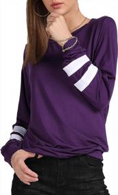 img 2 attached to Women Crewneck Sweatshirts Long Sleeve Casual Tops Plus Size Sweaters Tunics