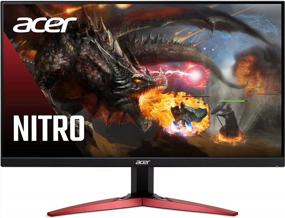 img 4 attached to Acer Monitor FreeSync Technology ZeroFrame 23.8": Enhanced Gaming Experience with 165Hz, Tilt Adjustment, and ZeroFrame Design