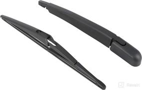 img 4 attached to 🚙 X AUTOHAUX Rear Windshield Wiper Blade Arm Set for Nissan Juke 2010-2020 - 310mm (12 inch)