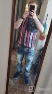 img 1 attached to Men'S Straight Slim Fit Ripped Distressed Jeans W/ Patches - Enrica review by Logan Barela