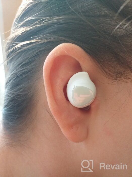 img 1 attached to Upgrade Your Audio Experience with Samsung Galaxy Buds+ Plus: True Wireless Earbuds with Improved Battery and Call Quality in White, including Wireless Charging Case and Velvet Pouch. review by Aditya ᠌