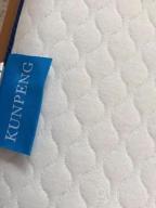 img 1 attached to King Size Cooling Gel Memory Foam Mattress - KunPeng 10 Inch Medium Firm CertiPUR-US Sleep Mattress In A Box For Stress Relief review by Teresa Olson