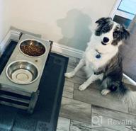 img 1 attached to Large Waterproof Pet Feeding Mat For Dogs And Cats - 24" X 36" Flexible, Easy To Clean, And Non-Slip - Best For Coffee Lovers! review by Sick Yeldell