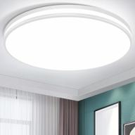 airand flush mount led ceiling light - 12.6 inch, 2250lm 5000k daylight white, waterproof for bathroom, kitchen, bedroom & more logo