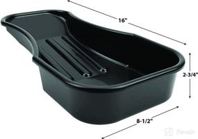 img 1 attached to 🛢️ Performance Tool W4073 Narrow Body Low Profile Oil Drain Pan: Efficient 2.8 Quart Solution for Motorcycle and Small Engine Maintenance