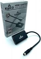 kaico sega saturn hdmi adapter - 1080p video output support for pal/ntsc consoles - 16:9 & 4:3 aspect ratio switch logo