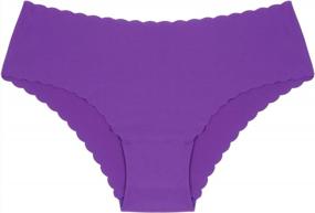 img 1 attached to Feel Comfortable And Confident With ANZERMIX Womens Seamless Laser Cut Panties - Pack Of 6