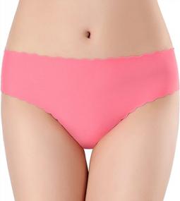 img 3 attached to Feel Comfortable And Confident With ANZERMIX Womens Seamless Laser Cut Panties - Pack Of 6