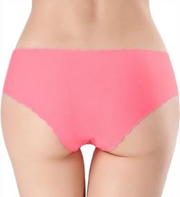 img 2 attached to Feel Comfortable And Confident With ANZERMIX Womens Seamless Laser Cut Panties - Pack Of 6