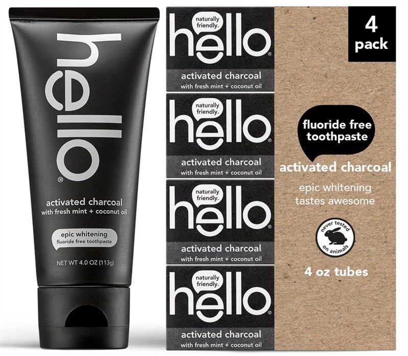 hello oral care activated toothpaste oral care 로고
