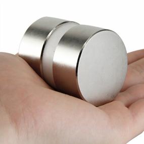 img 3 attached to DIYMAG 40X20Mm Super Strong Neodymium Disc Magnet, Permanent Magnet Disc, The World'S Strongest And Most Powerful Rare Earth Magnets - One Piece