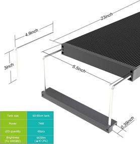 img 3 attached to 🐠 Chihiros WRGB II PRO 30-120 Aquarium LED Light: Enhance Aquatic Experiences with Aquatic Sunrise Sunset (WRGB 2 PRO 60)