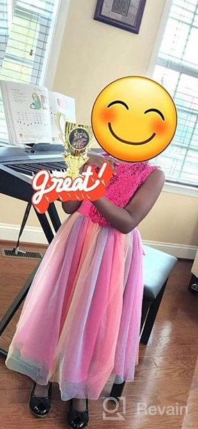 img 1 attached to 💐 Shop the Vibrant JerrisApparel Flower Rainbow Birthday Pageant Girls' Clothing Collection review by Jennifer Faiva