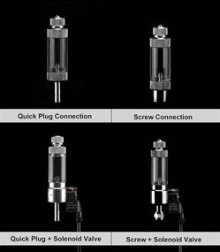 img 3 attached to 🌿 Clscea CO2 Bubble Counter with Solenoid Valve and Check Valve for Planted Aquariums - Screw Connection CO2 Generator Regulator