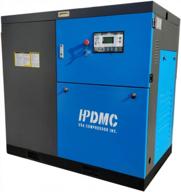 hpdavv rotary screw air compressor 30hp / 22kw - 125-113cfm @ 125-150psi - 230v/ 3 phase/ 60hz - npt1" permanent magnetic variable speed drive skid - commercial air compressed system - sc22 vsd logo