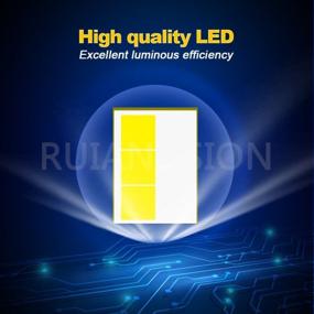 img 2 attached to 2-Pack Ruiandsion H7 LED Headlight Bulb Conversion Kit - 6000K White 9-32V For Fog Lights