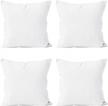 enhance your decor with encasa homes' 20x20 throw pillow covers - sublimation blank, 4 pack with invisible zipper for diy and digital printing logo