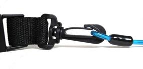 img 2 attached to Universal Paddle & Fishing Rod Leash Set Of 2 | PROYAKER Ocean Tough Kayak Accessories.