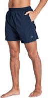 men's 5" athletic workout running gym shorts lightweight quick dry with zipper pocket by jimilaka логотип
