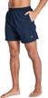 men's 5" athletic workout running gym shorts lightweight quick dry with zipper pocket by jimilaka logo